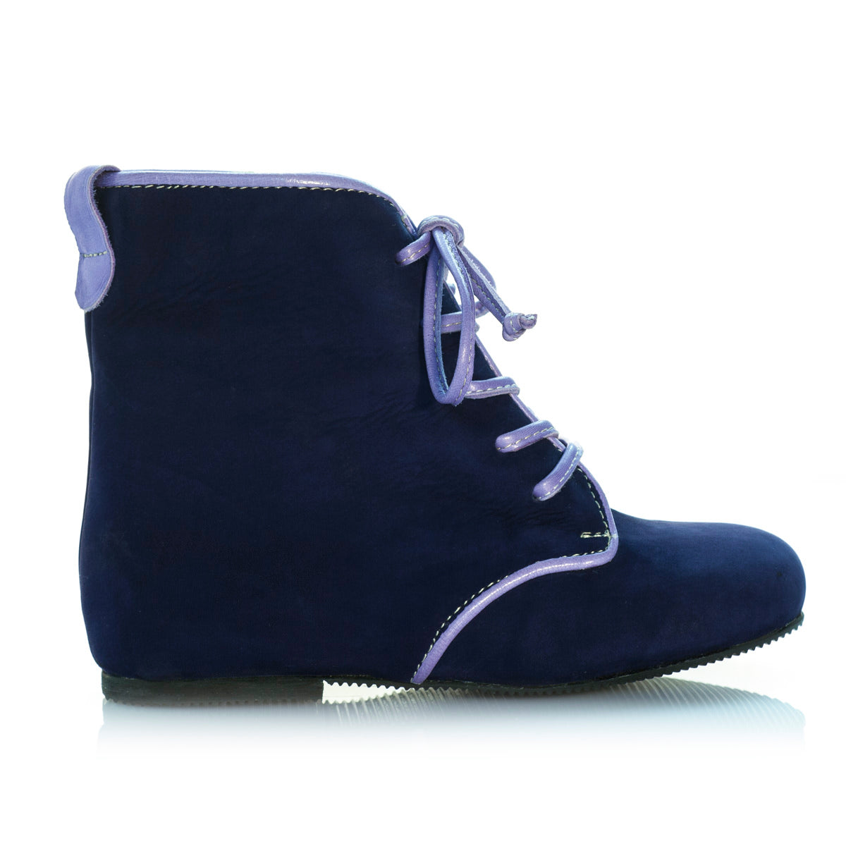 Vibys-Baby-Shoes-Dewberry-Blue-kids-laceup-leather-boots-side-view