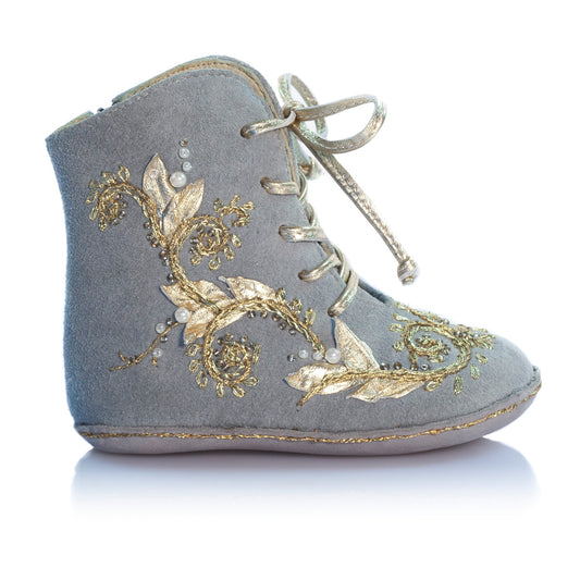Vibys-Baby-Shoes-Fleur-Oceane-Gray-side-view